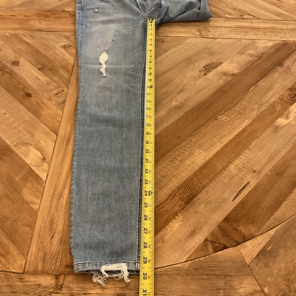 Reformation High & Skinny Distressed Jeansโ Maui Wash - Picture 6 of 7